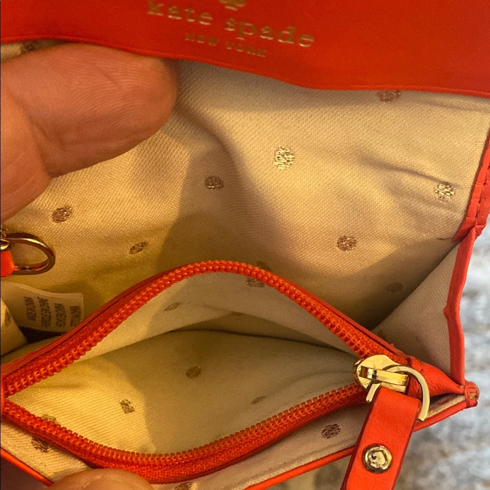 Kate Spade Bow Terrace Darla Marachino Keychain Wallet. EUC - Picture 5 of 13